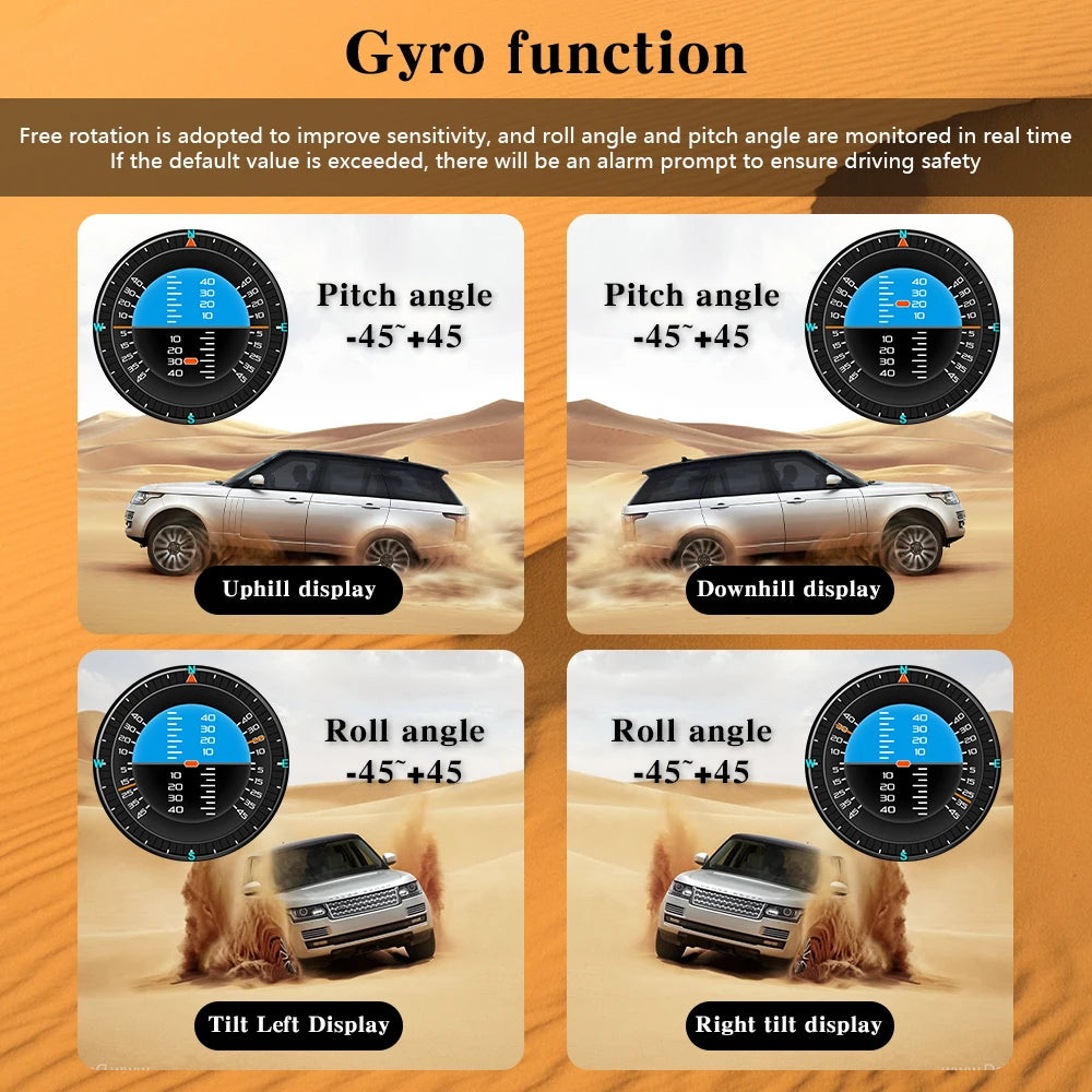 Car Digital Head Up Display HUD Speedometer