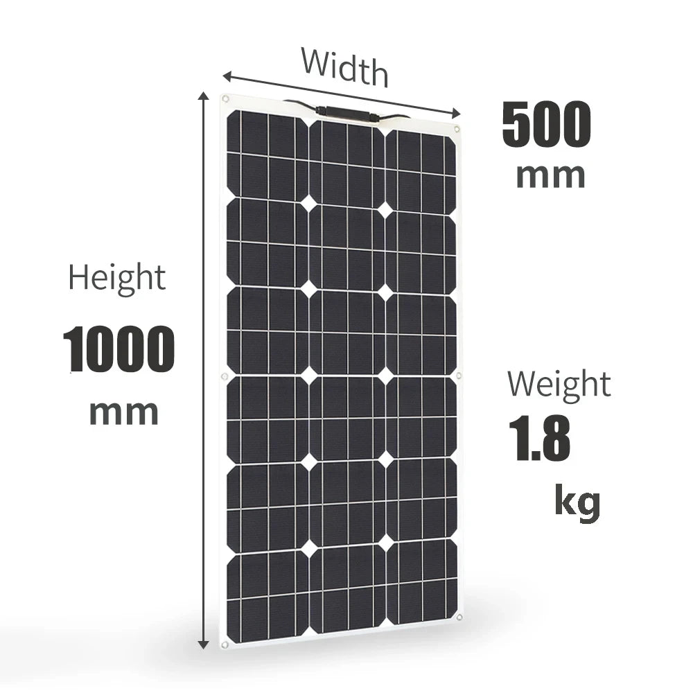Flexible Photovoltaic Panel Cell For Camper