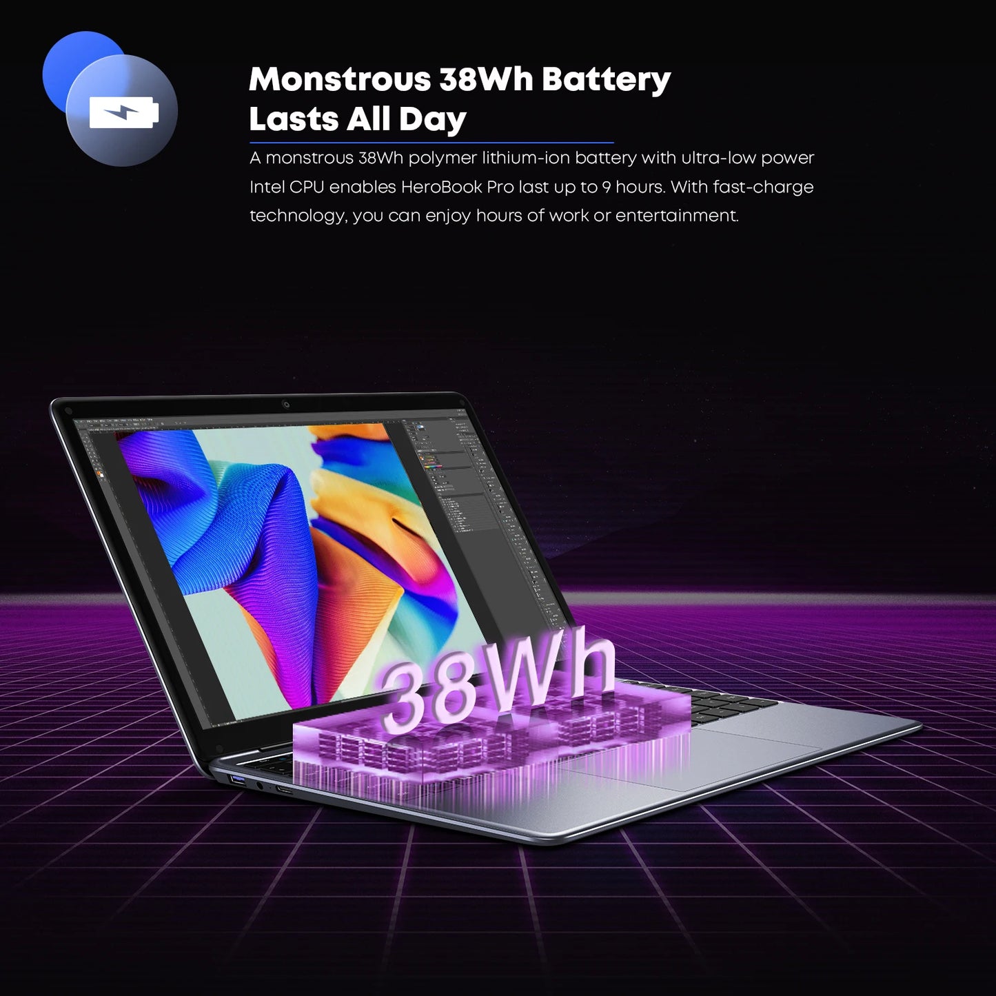 14.1 inch IPS Screen HeroBook Pro Laptop