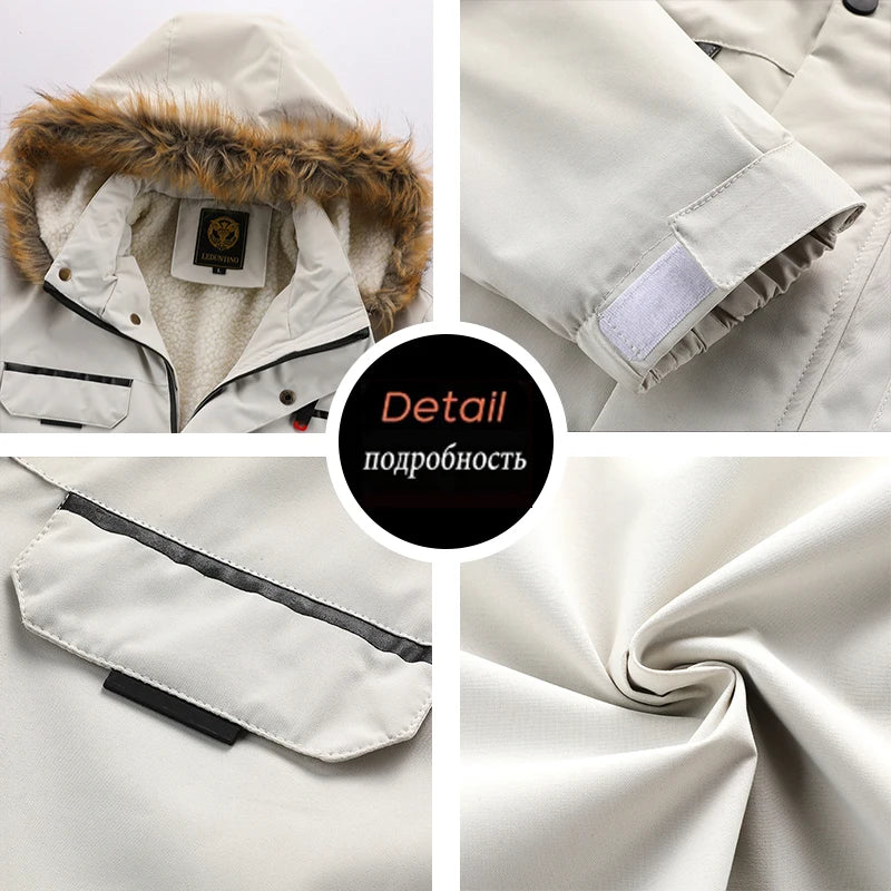 Men's Fleece-lined Thickened Jacket