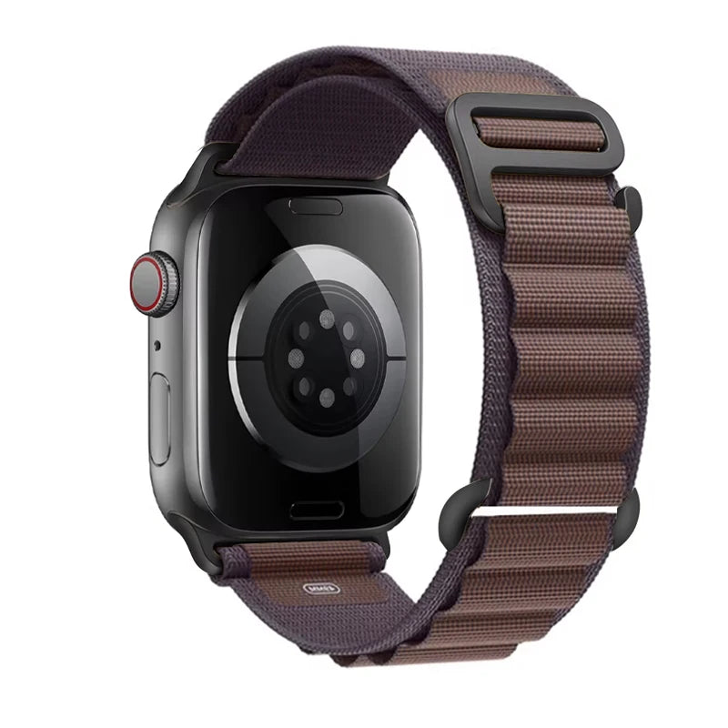 Straps for Apple watch Ultra 3 band 49mm 45mm 46mm 42mm 44mm 41 40mm Nylon Alpine bracelet correa iwatch Series 11 10 9 8 7 6 SE