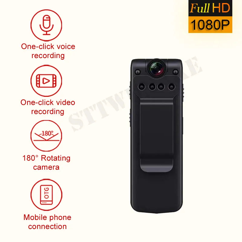 Mini night vision small wireless body camera