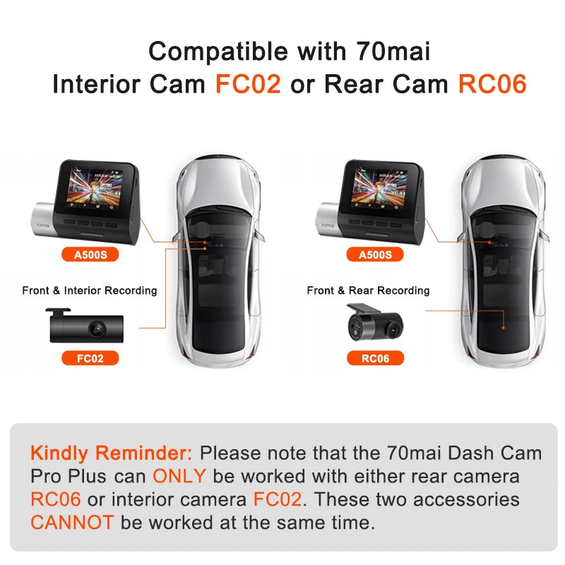Pro Plus A500S 1944P ADAS GPS Dash Cam