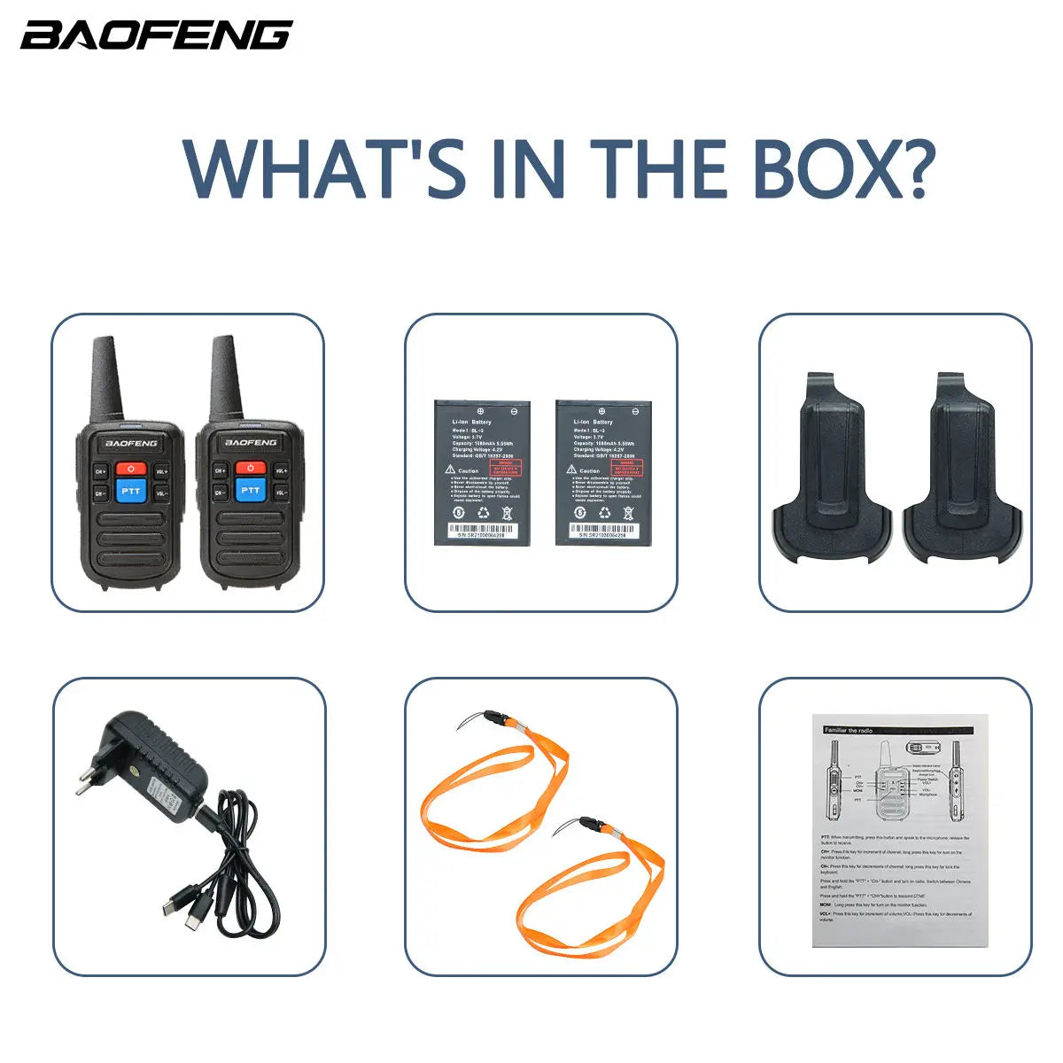 BF-C50 Mini Walkie Talkie