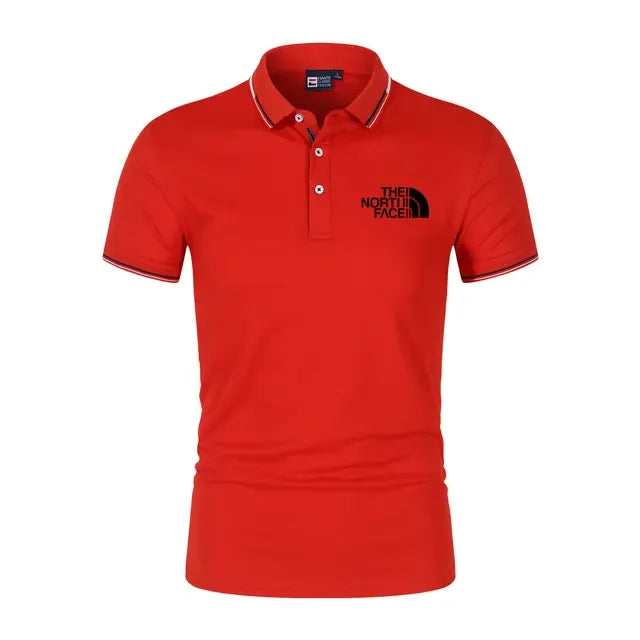 Men's Lapel Anti-pillin Polo Shirt