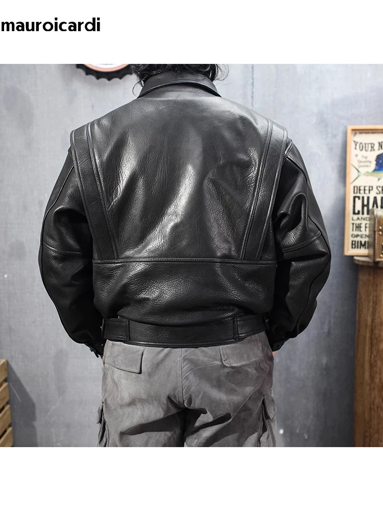 Pu Leather Motorcycle Jacket