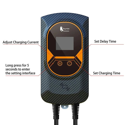 32A 22KW 3Phase 16A 11KW Electric EV Charger