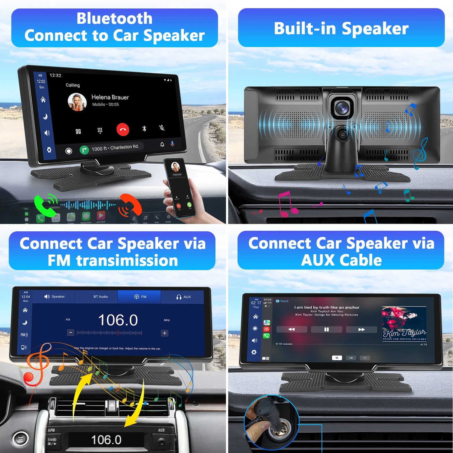 10.26" Auto Smart Player Dash Cam