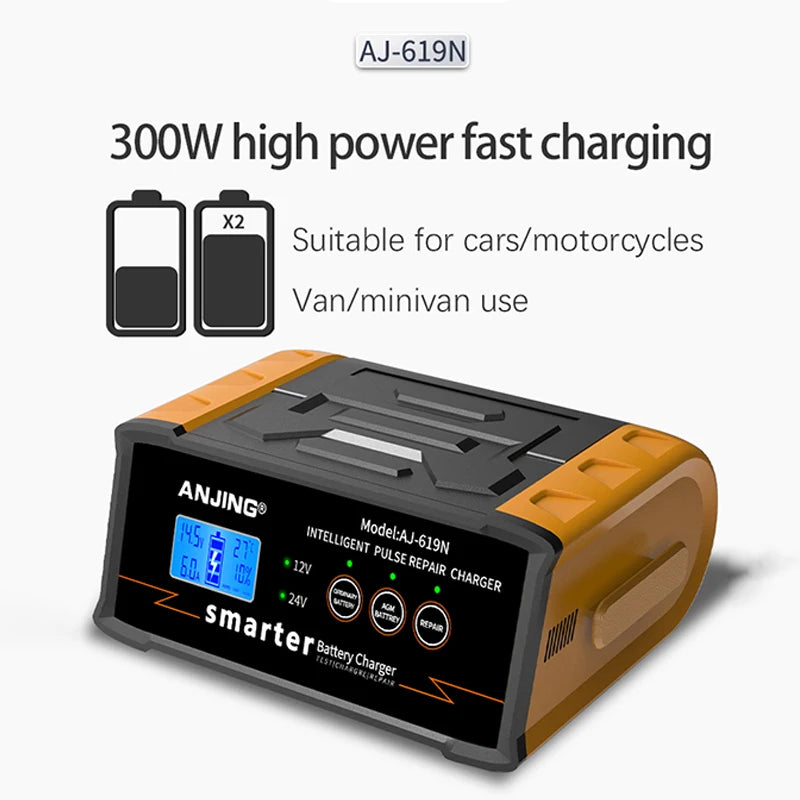 12V/24V Car Battery Charger