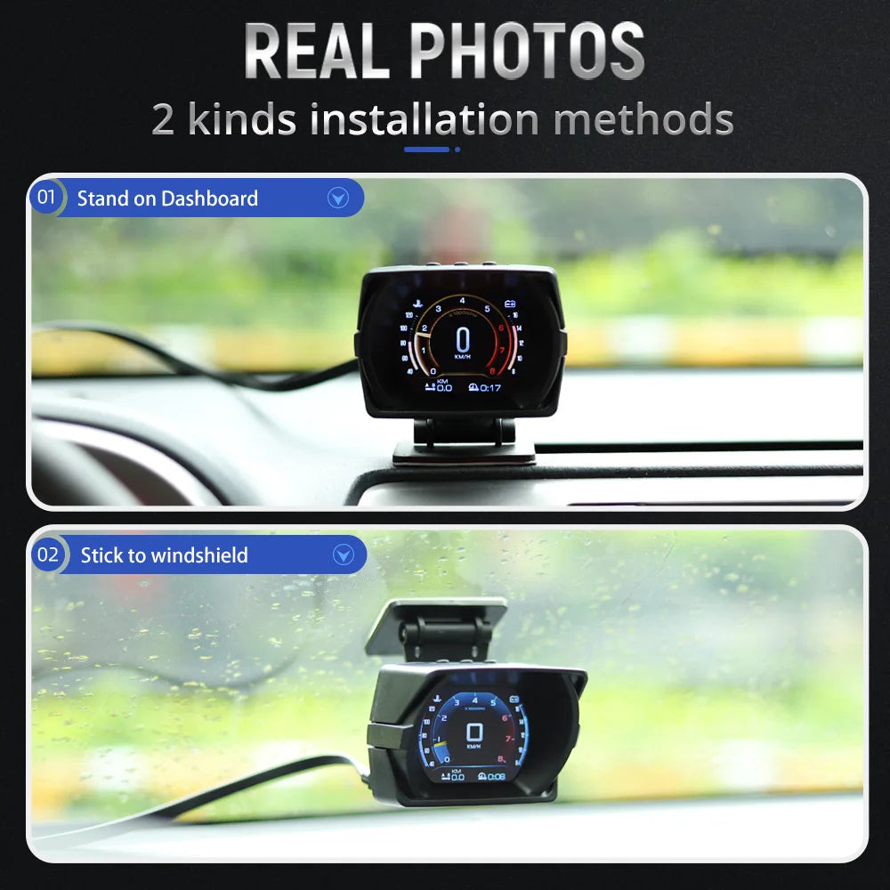 V63S OBD2 HUD Speedometer