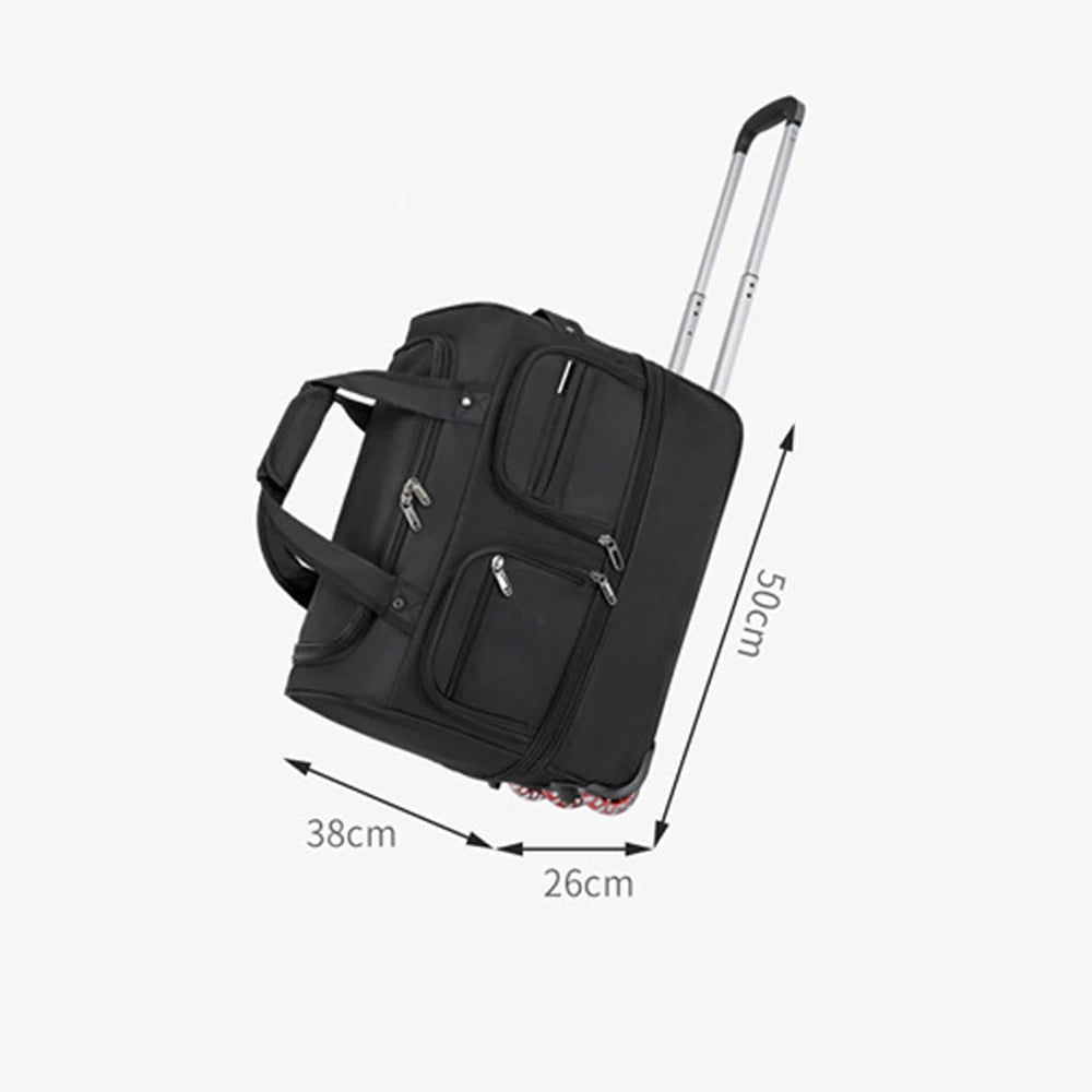 Waterproof 18 Inches Oxford Cloth Trolley Travel Bag