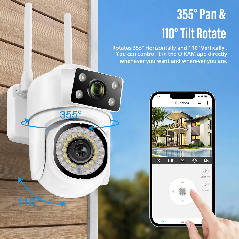 8MP 4K PTZ Wifi Camera