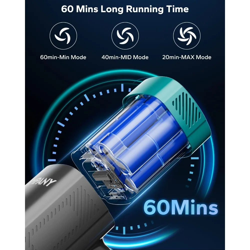 500W/40Kpa Cordless Vacuum Cleaner