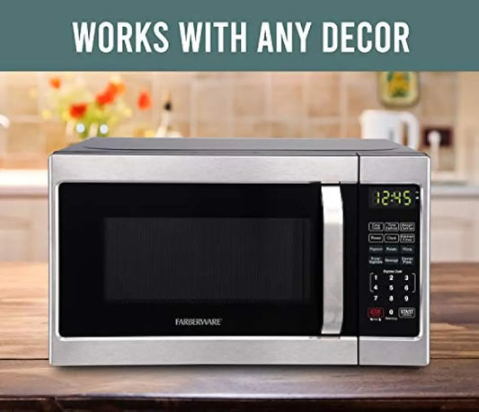 Microwave Oven With LED Lighting and Child Lock