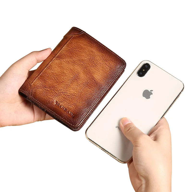 Genuine Leather Men Wallet