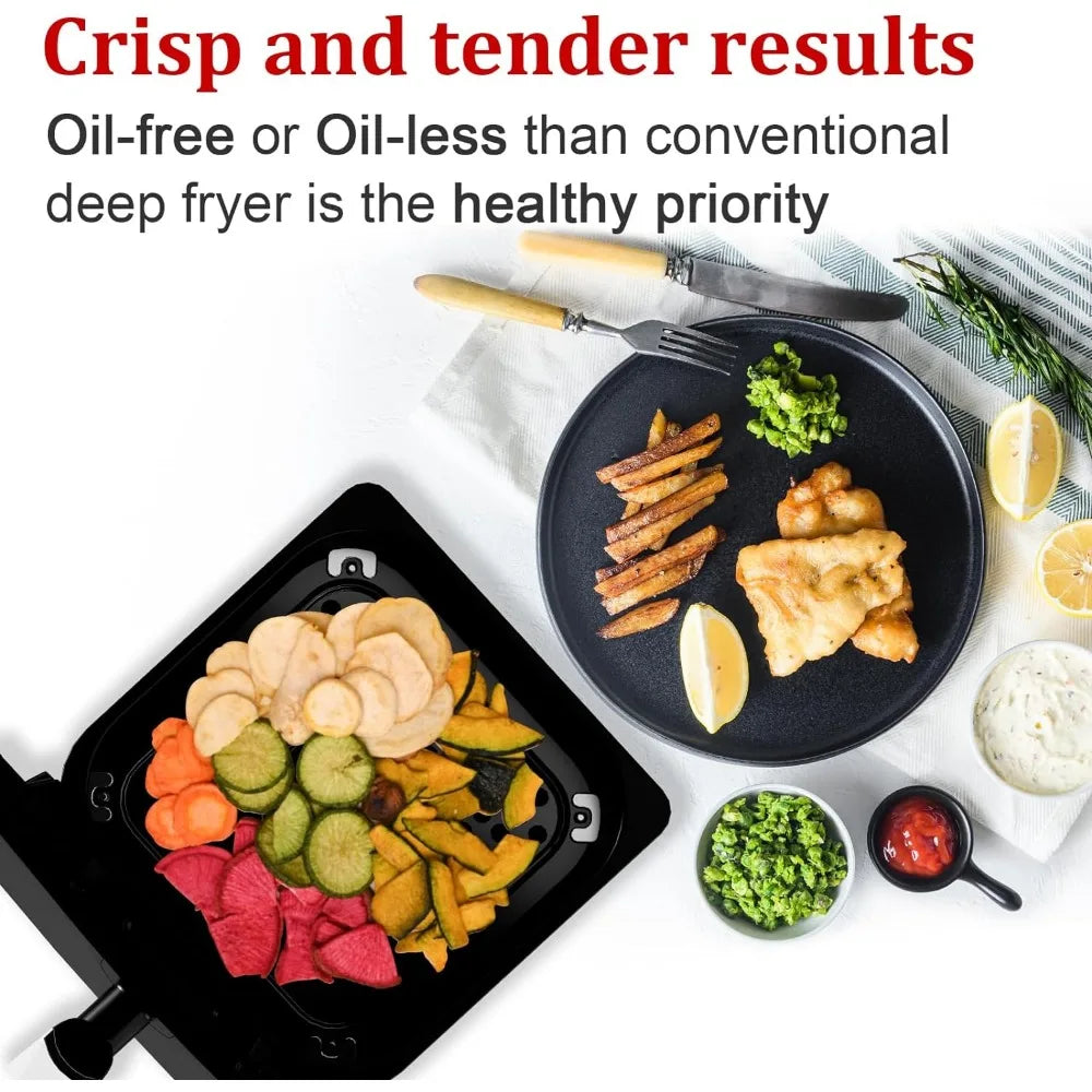 LED Digital Touchscreen 6QT Air Fryer