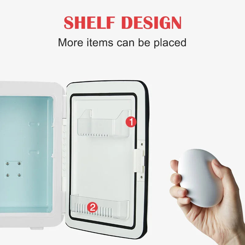 10L Dual-Use Mini Car refrigerator