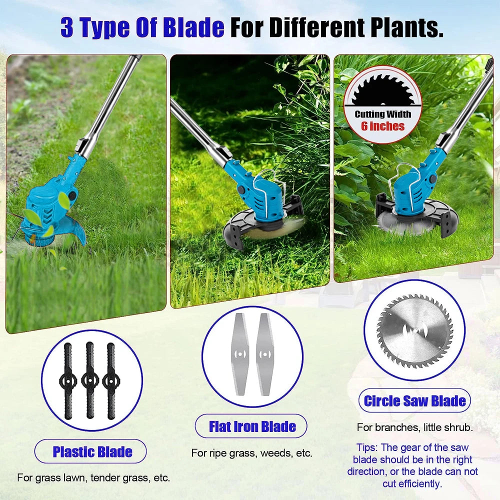 Electric 21V Handheld Cordless Grass Trimmer