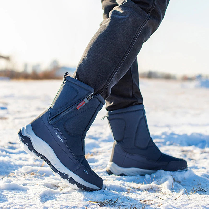 Men Mid-calf Men Warm Boots