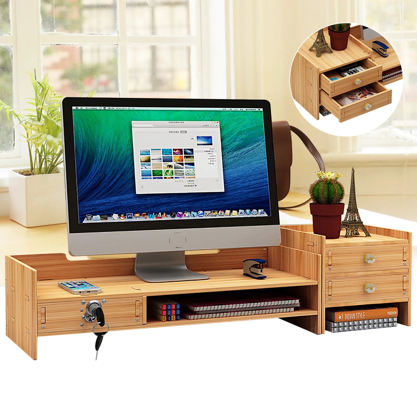 Wooden Computer Desk