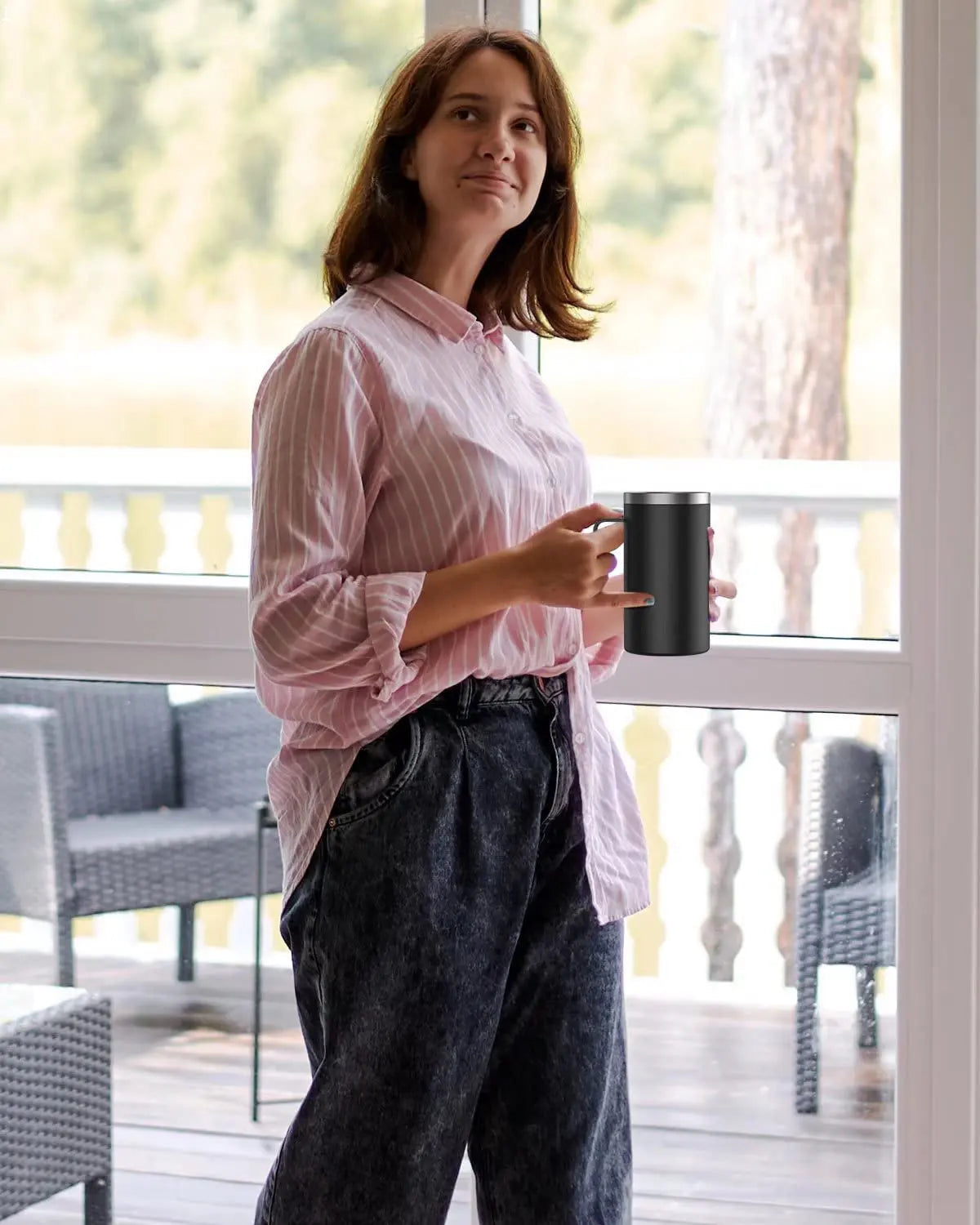 24oz 680ml Insulated Coffee Mug