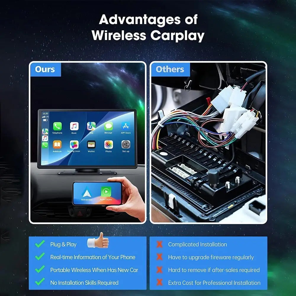 9"Portable Car Stereo Radio GPS Navigator