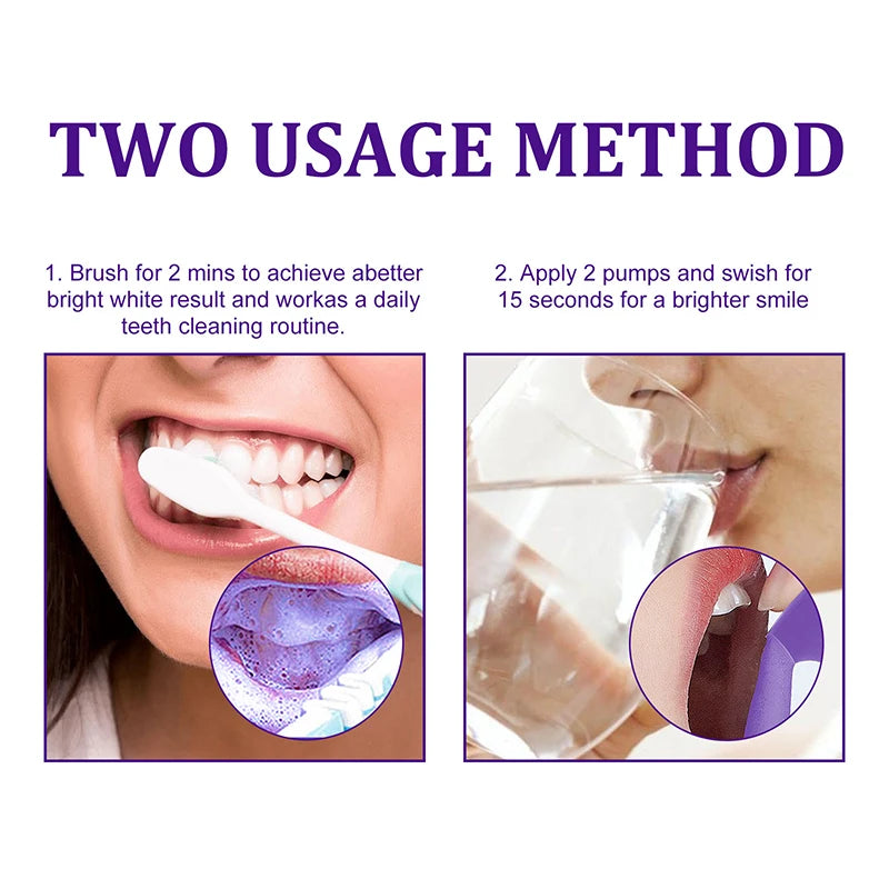 V34 Mousse 50ml Teeth Cleaning Toothpaste