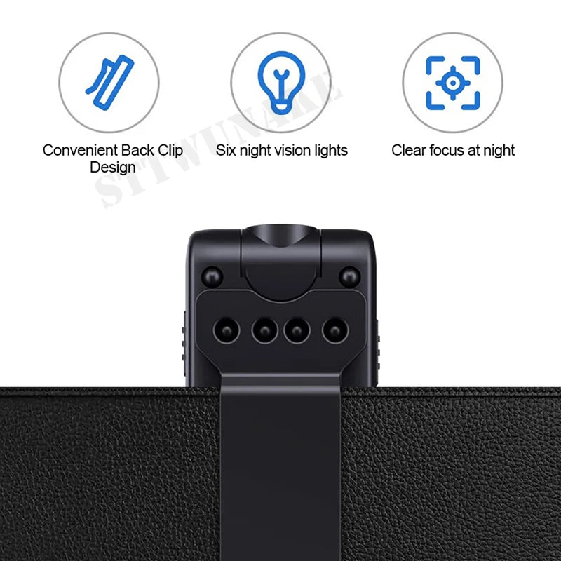 Mini night vision small wireless body camera