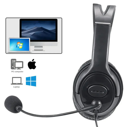 USB Noise Cancelling Gaming Headset