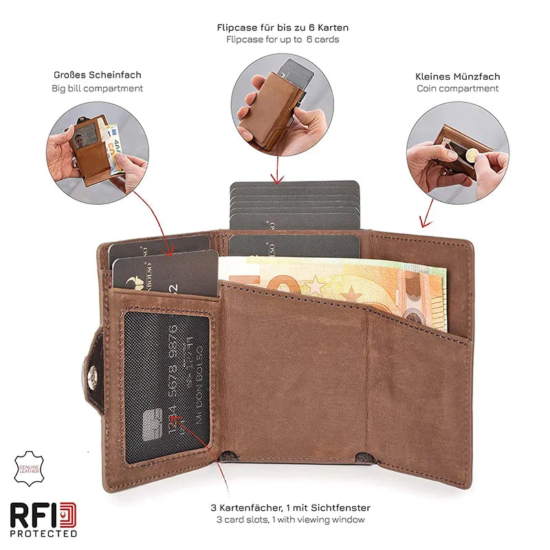 Luxury Leather Men Wallets