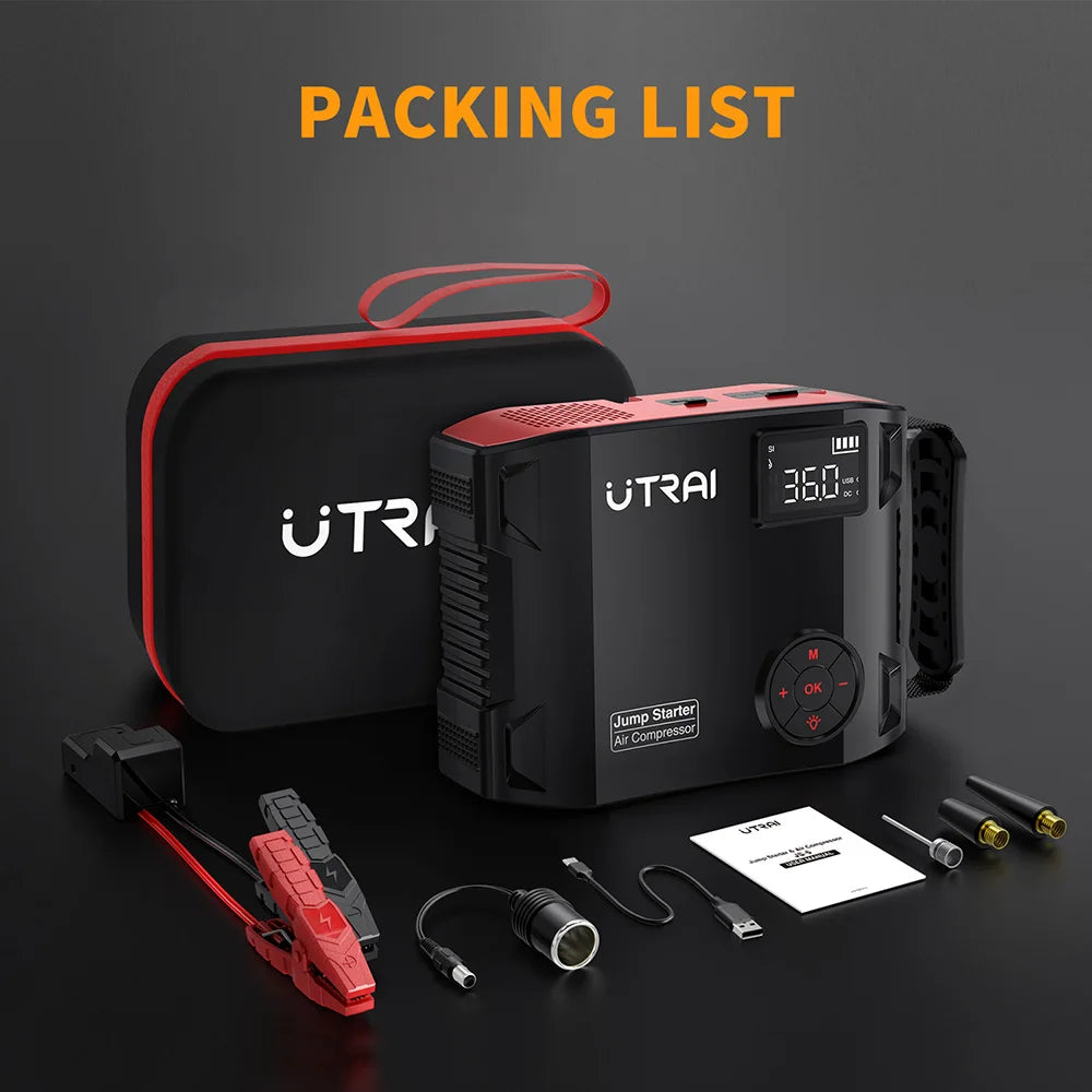 2000A 4 In 1 Jump Starter Power Pack