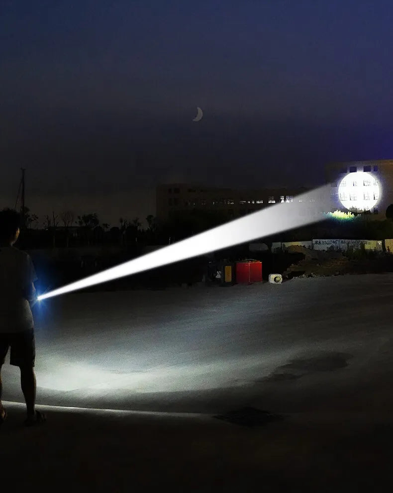 800W LED Ultra Powerful Flashlight