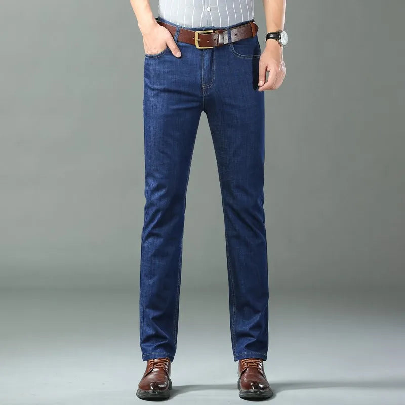 Ice Silk Thin Denim Jeans