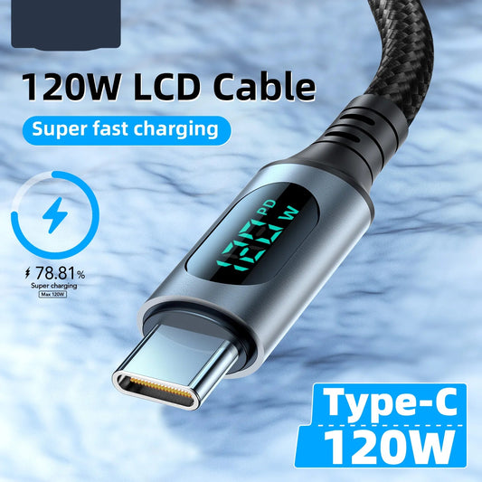 Ultra-Super Fast Charge Cable-6A 120W