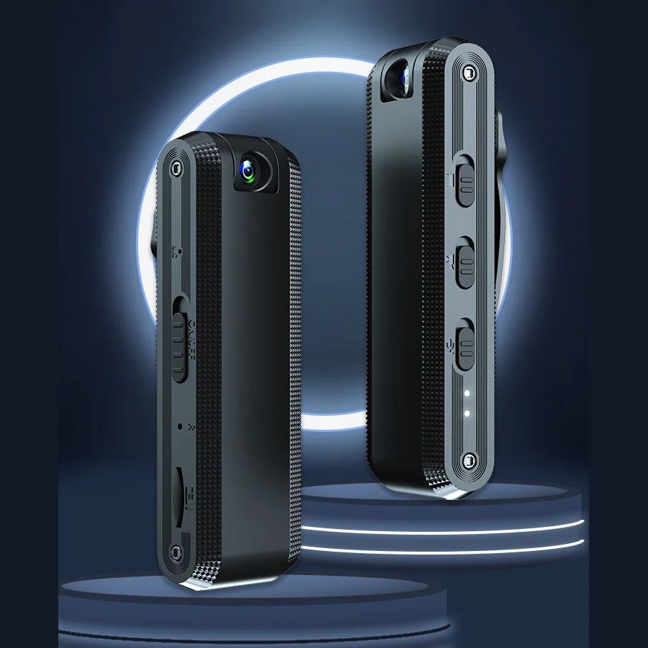 Voice recorder 180° Rotating HD Night Vision Body Camera