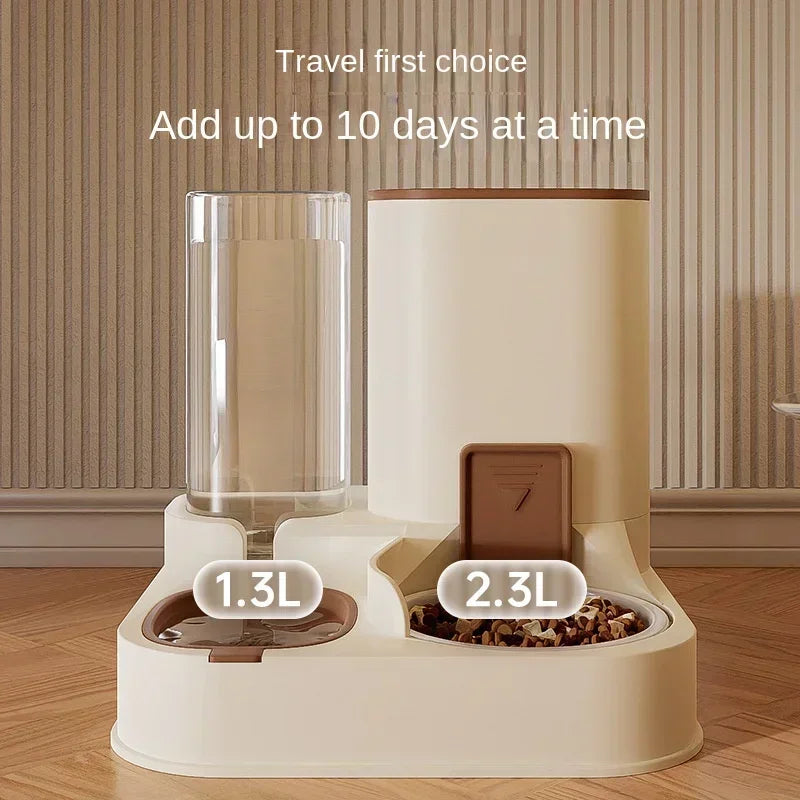 Pet Cat Water Food Dispenser