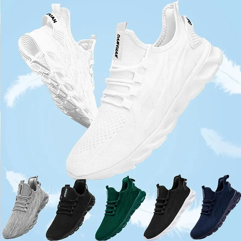 Men Vulcanized Walking Running Shoes