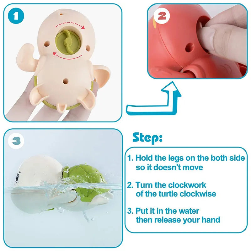 Baby Bath Turtle Toys