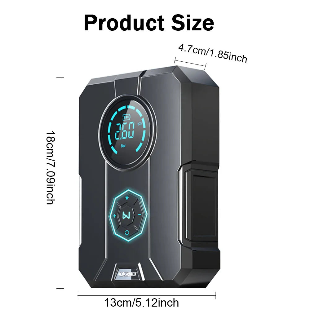 6 In 1 Car Jump Starter Emergency Air Pump