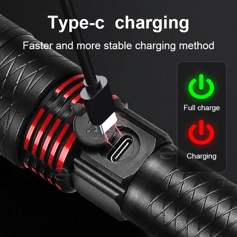 9000LM Rechargeable LED Flashlights