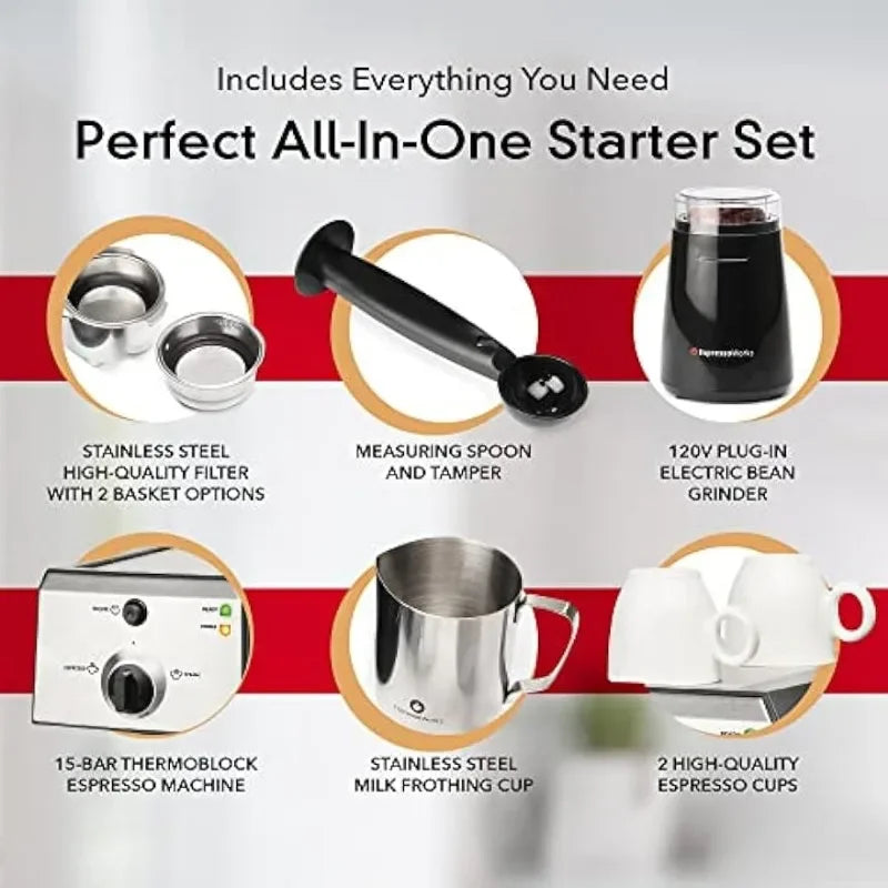 Cappuccino Maker with Milk Steamer