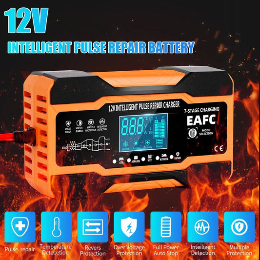 12V 12A 240W Fully Car Battery Charger