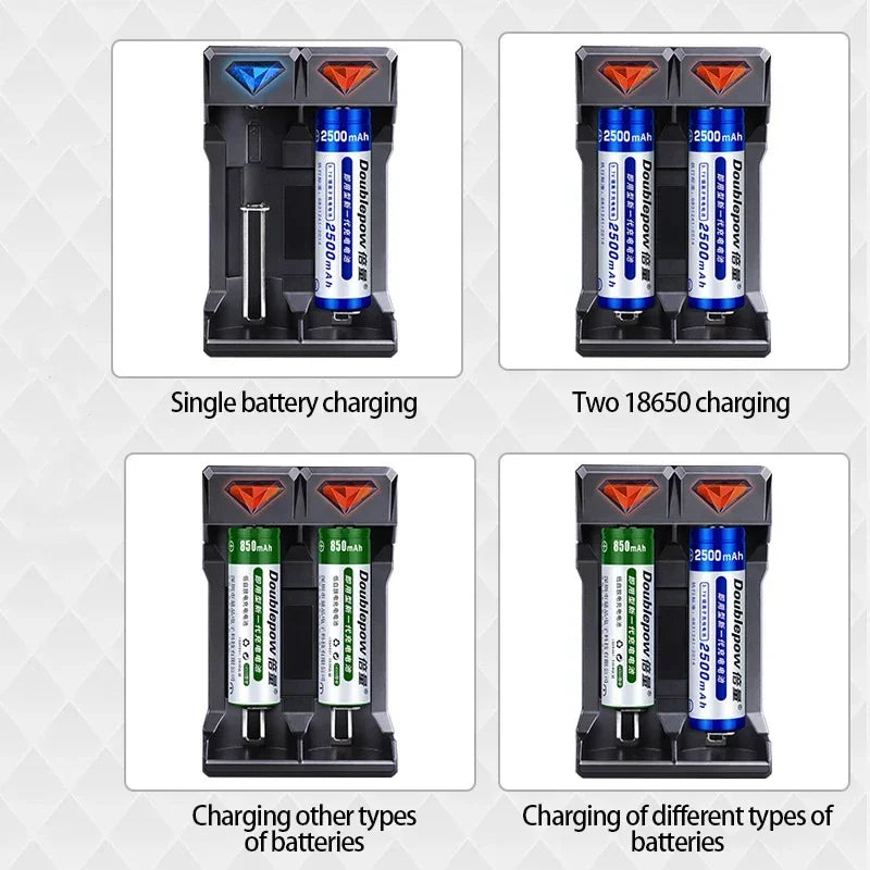 2200mah 18650 Rechargeable Battery With Charger