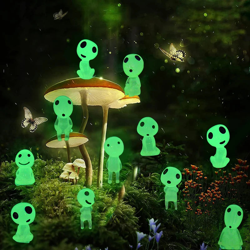 10/5Pcs Glow In The Dark Tree Elves Luminous Ghost
