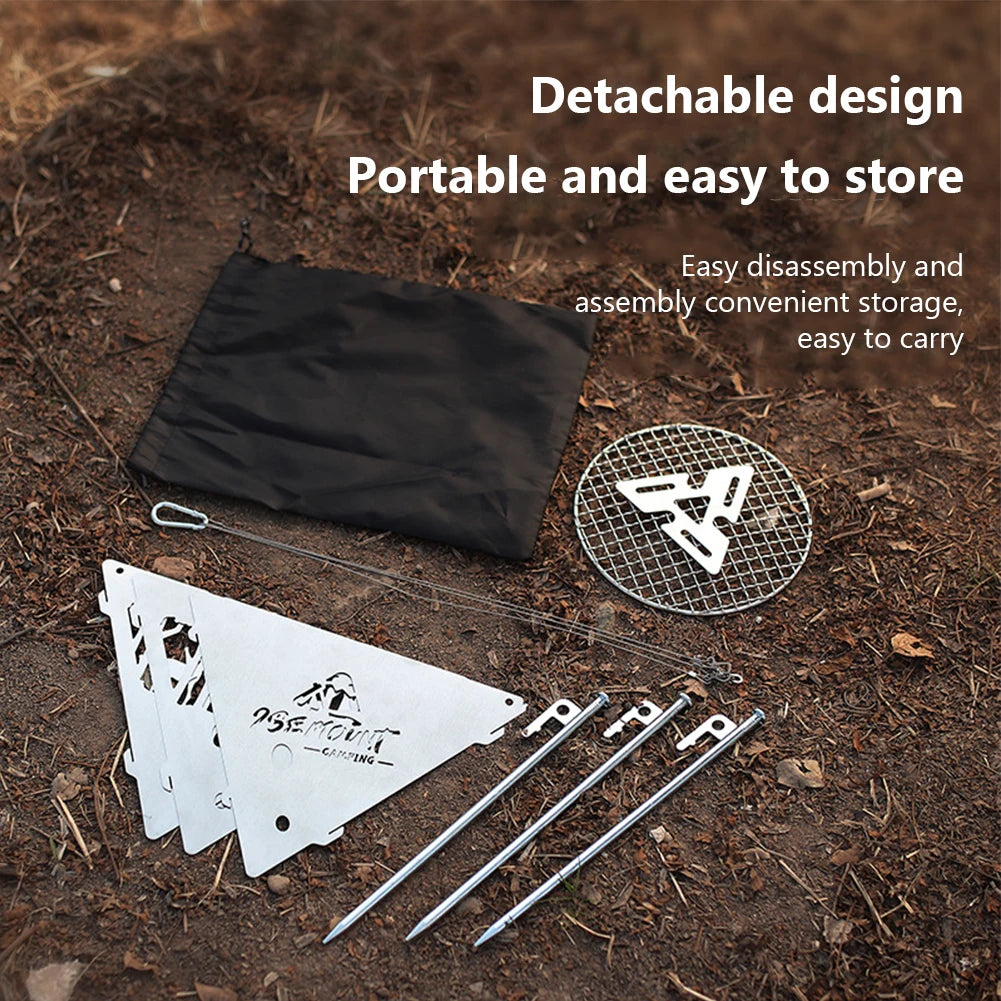 Portable Assemble Camping Fire Pit