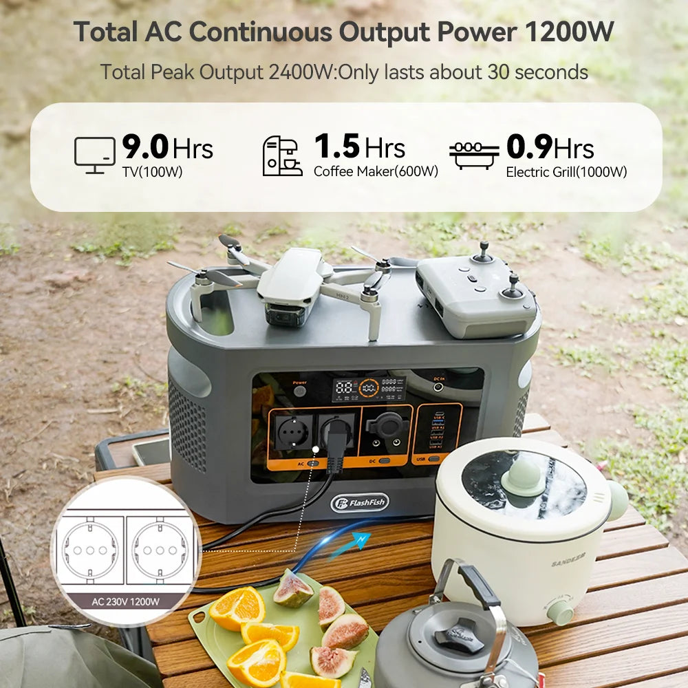 Lifepo4 Rechargeable Portable Power Station