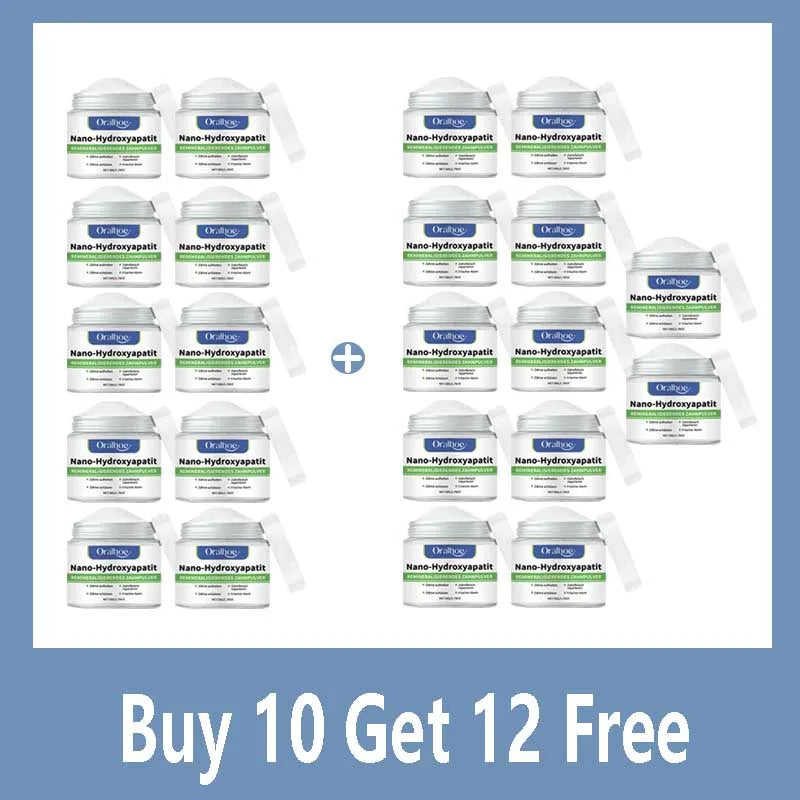 Whitening Tooth Powder with 10% Hydroxyapatite