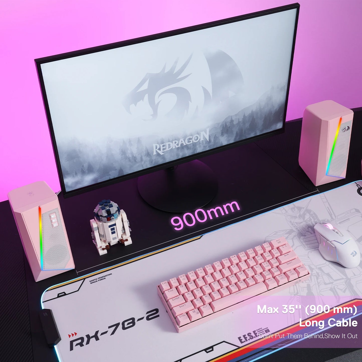 RGB Desktop Stereo Speaker
