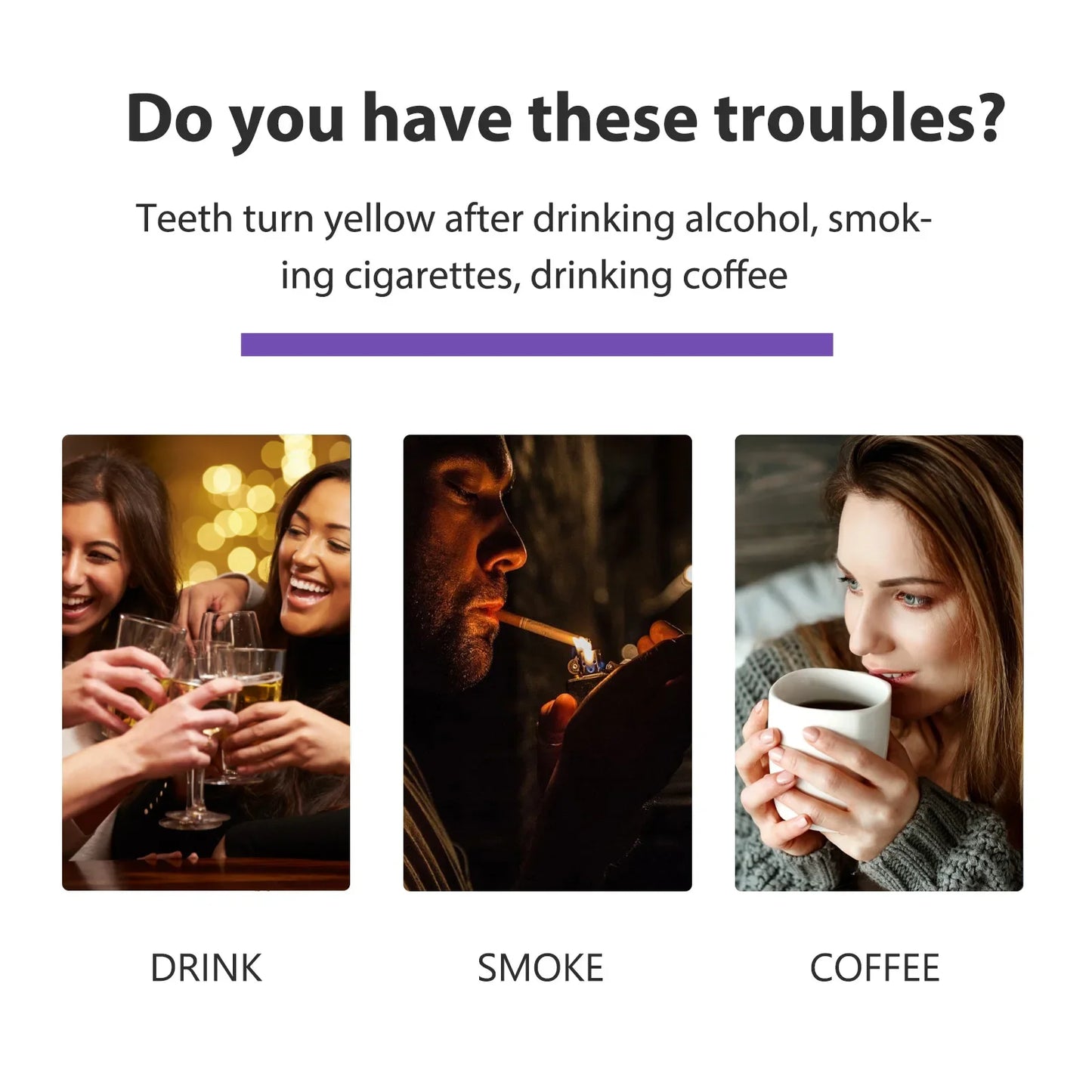 Coffee Smoke Stains Fresh Breath Oral Hygiene Care Toothpaste