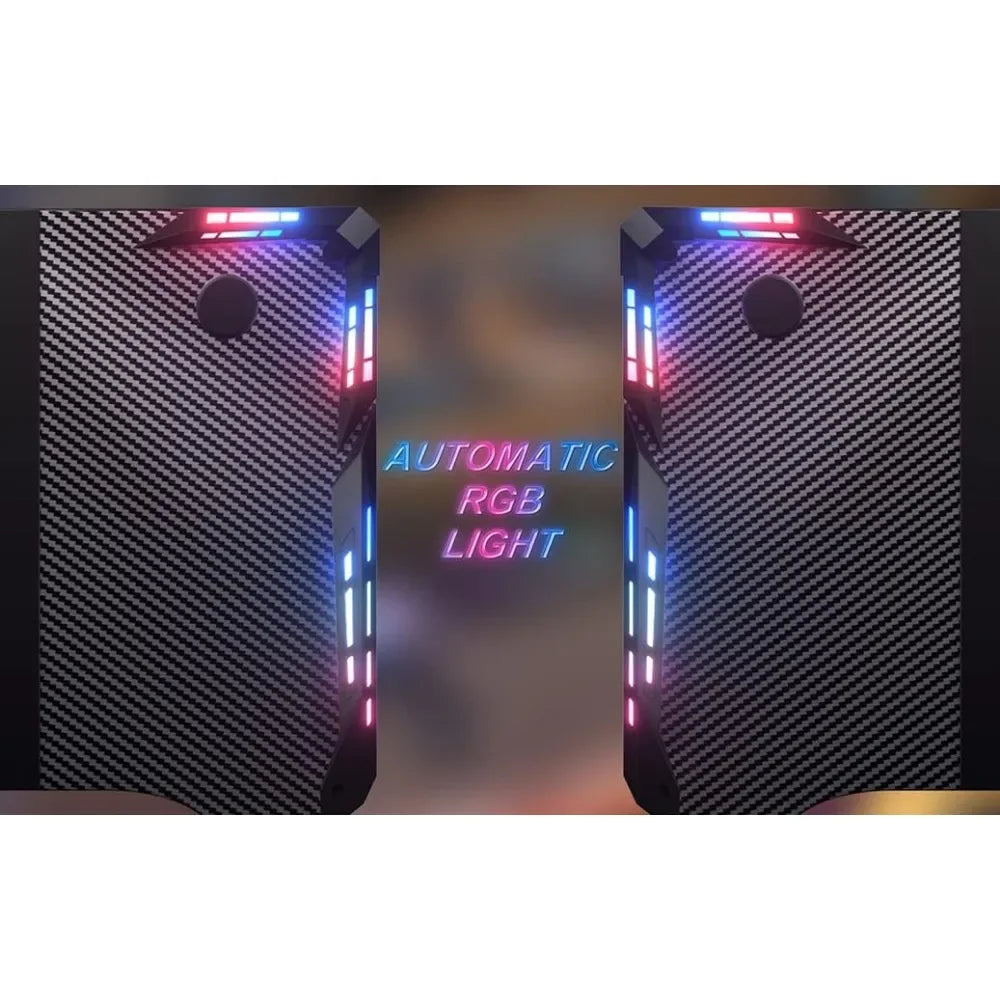 47 Inch Gaming Desk with LED Lights